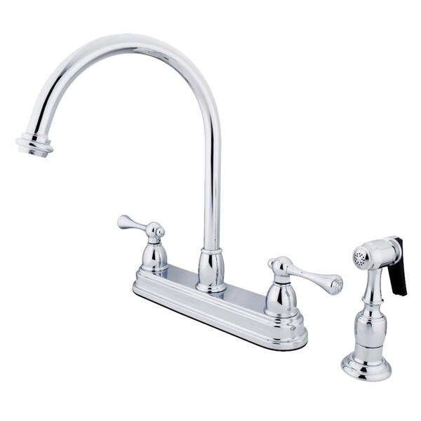 Vintage Centerset Kitchen Faucet, Chrome